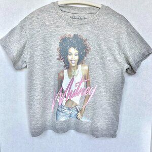 Whitney Houston Y2K, 90’s Vintage Cropped T SZ S